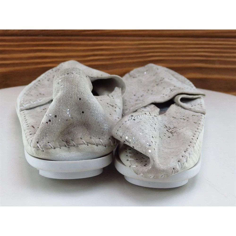 Aerobics Size 40‎ Ballet Shoes Gray Leather Women M
